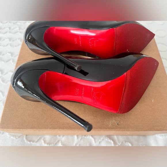 Christian Louboutin Black So Kate 120 Patent Leather - Picture 1 of 6